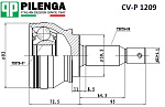 CVP1209 PILENGA ШРУС ПЕРЕДНИЙ НАРУЖНЫЙ