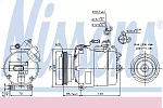 89027 NISSENS Компрессор кондиционера