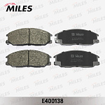 E400138 MILES Колодки тормозные передние (без датчика) (Смесь Low-Metallic) (HYUNDAI H1/STAREX, H1 (TQ), SANTA FE. SSANGYONG ACTYON) (TRW GDB3297) E400138