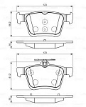 0986494659 BOSCH Колодки тормозные дисковые.