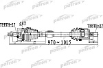 PDS0506 PATRON ПОЛУОСЬ ПЕРЕДНИЙ МОСТ СПРАВА 27X970X62X27 ABS:48T HYUNDAI SONATA / I45 (GF) 09 - KIA OPTIMA (TF) 10