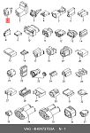 7747066 TE PARTS Разъём 3х контактный (комплектация 3-pin, 3 уплотнения)