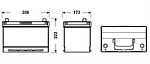 EB955 EXIDE Аккумуляторная батарея EXCELL [12V 95Ah 720A KoreanB1] взамен EB1005