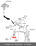 RJ40030 ASP Сайлентблок (задний) переднего рычага HYUNDAI iX35, KIA Sportage III 10- RJ40030