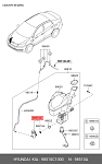 WETC075 WENDERW МОТОРЧИК ОМЫВАТЕЛЯ ФАР HYUNDAI SOLARIS (14-16), SONATA (14-…), ELANTRA (16-…)