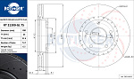 RT21300GLT5 ROTINGER Диск тормозной графитовый с перфорацией и насечками