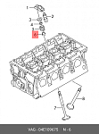 EVS1307 ALL4MOTORS Колпачок маслосъемный EVS1307 VAG 04E109675A