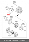 77ASC624 MASTERKIT Шкив генератора  HYUNDAI, KIA 2016-> 77ASC624