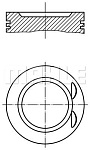 0332100 MAHLE / KNECHT поршень! d82,51 STD\ Audi A3/A4/TT 2.0 04->