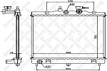 1025298SX STELLOX 10-25298-SX_радиатор системы охлаждения!\ Kia Picanto 1.0/1.1 04>