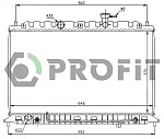 PR2910A6 PROFIT Радиатор_KIA RIO (1.4, 1.6) 05- (+/-AC) (AT)