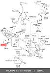 ARG173001 ARIRANG Гайка крепления рычага