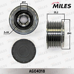 AG04018 MILES Шкив генератора. VW PHAETON/TOUAREG 3.2 02-09