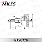 GA20776 MILES ШРУС наружный SEAT IBIZA IV (6J5) 2008- GA20776