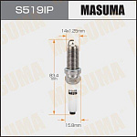 S519IP MASUMA Свеча зажигания. Свеча зажигания IRIDIUM+PLATINUM (PLFER7A8EG)