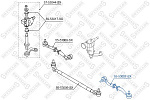 5553007SX STELLOX 55-53007-SX_тяга рулевая с наконечником левая! KIA Retona 99>