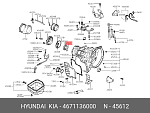 4671128000 HYUNDAI / KIA УПОРНОЕ КОЛЬЦО АКПП