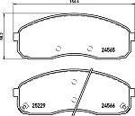 MDB3180 MINTEX Автозапчасть/Колодки тормозные