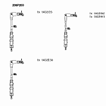 206P200 BREMI к-кт проводов!\ Audi A3, VW Golf/Bora/New Beelte/Touran 1.6i 00>