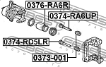 0376RA6R FEBEST Поршень суппорта 0376-RA6R