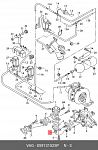 A1832105 BOGAP ЕГР ШТУЦЕР VW Passat,Audi A4,Skoda Superb