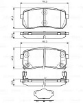 0986494327 BOSCH Колодки торм к-т.