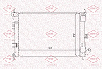 TGA1068 TATSUMI Радиатор двигателя. HYUNDAI Elantra 10->