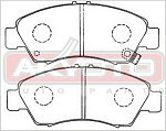 AKD1159 AKYOTO КОЛОДКИ ТОРМОЗНЫЕ ДИСКОВЫЕ ПЕРЕДНИЕ