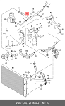 ZZX2403 HESSA Патрубок охлаждающей жидкости SKODA OCTAVIA/SUPERB/RAPID 04-/VW TIGUAN/GOLF/JETTA/PASSA 06-