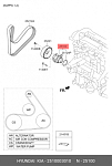 YHK156 GNS Насос водяной H235 HYUNDAI i10/i20 KIA Rio III 1.2 08-