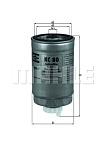 KC80 MAHLE / KNECHT Фильтр топливный