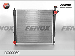 RC00069 FENOX Радиатор охлаждения 510x478x26; паяный