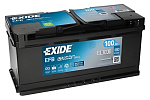 EL1000 EXIDE Аккумулятор Start&Stop EFB 12V 100Ah 900A 353х175х190 полярность ETN0 клемы EN крепление B13