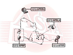1212SPRF ASVA ПОДУШКА ДВИГАТЕЛЯ