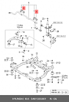 DCC010730 MANDO Втулка стабилизатора передняя KIA RIO 05- DCC010730