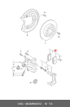 0986495422 BOSCH 0 986 495 422 колодки дисковые задние!\ Audi A3, VW Golf, Skoda Superb, Seat Leon all 08>