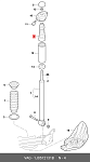 ABMZ034 NTY Пыльник амортизатора MAZDA 3 BK 03-08, 5 05-10, VW GOLF IV/V/VI, POLO 02-09, JETTA 11-, SKODA OCTAVI