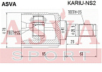 KARIUNS2 ASVA ШРУС ВНУТРЕННИЙ ЗАДНИЙ 22X35X25