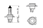 1987302092 BOSCH Лампа 12V H19 65W PU43t-3 PURE LIGHT BOSCH