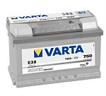 5744020753162 VARTA Аккумулятор VARTA Silver Dynamic 74А/ч обратная полярность низк