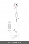 DRA13252 7RT Опора задней стойки SKODA OCTAVIA/ VW GOLF/JETTA/POLO 99-