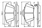 0986494755 BOSCH Дисковые тормозные колодки, комплект