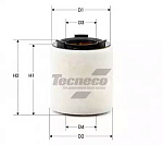 AR10822S TECNECO FILTERS Фильтр воздушный