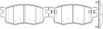 BP10435 SB NAGAMOCHI Колодки тормозные передние (HYUNDAI ACCENT III (MC), I20 (PB), KIA RIO II) BP10435