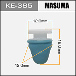 KE385 MASUMA Зажим, молдинг / защитная накладка