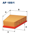 AP1891 FILTRON Фильтр воздушный AP189/1