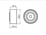GT10160 GMB РОЛИК ОБВОДНОЙ РЕМНЯ ГРМ