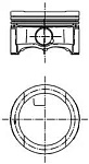 99792600 KOLBENSCHMIDT Поршень dm.81.00x1.0x1.2x2.0 STD Цена за 1шт.