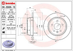 08696810 BREMBO Тормозной диск