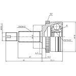 Z87333R ZIKMAR ШРУС